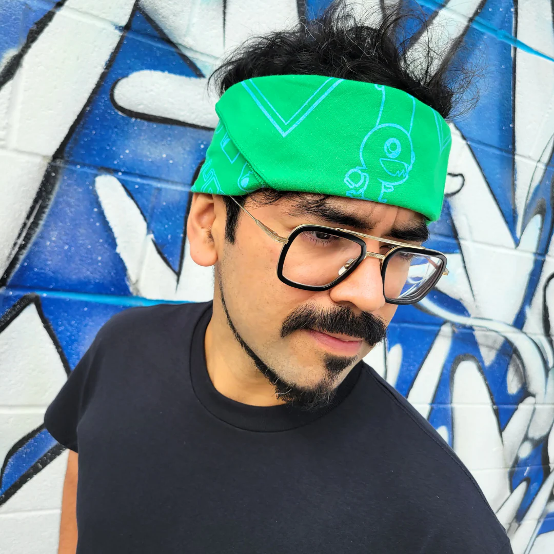 Alien Hominid Invasion Western Bandana ALIEN HOMINID (R) INVASION