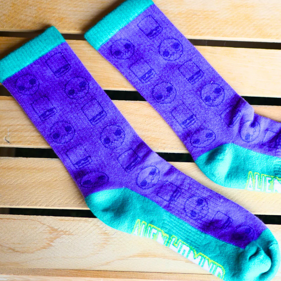 Alien Hominid Invasion Socks ALIEN HOMINID (R) INVASION - Image 6