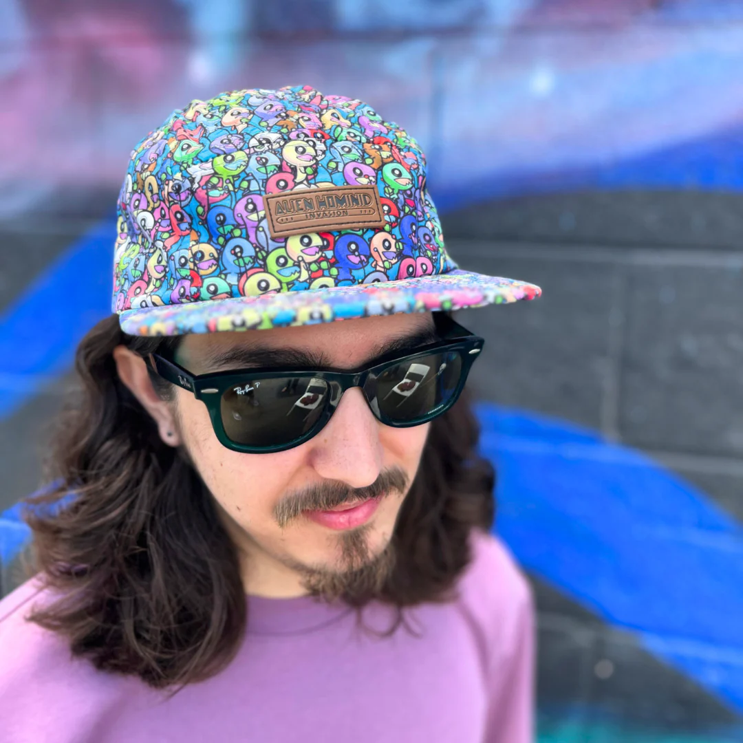 Alien Horde 5-Panel Hat ALIEN HOMINID (R) INVASION - Image 4