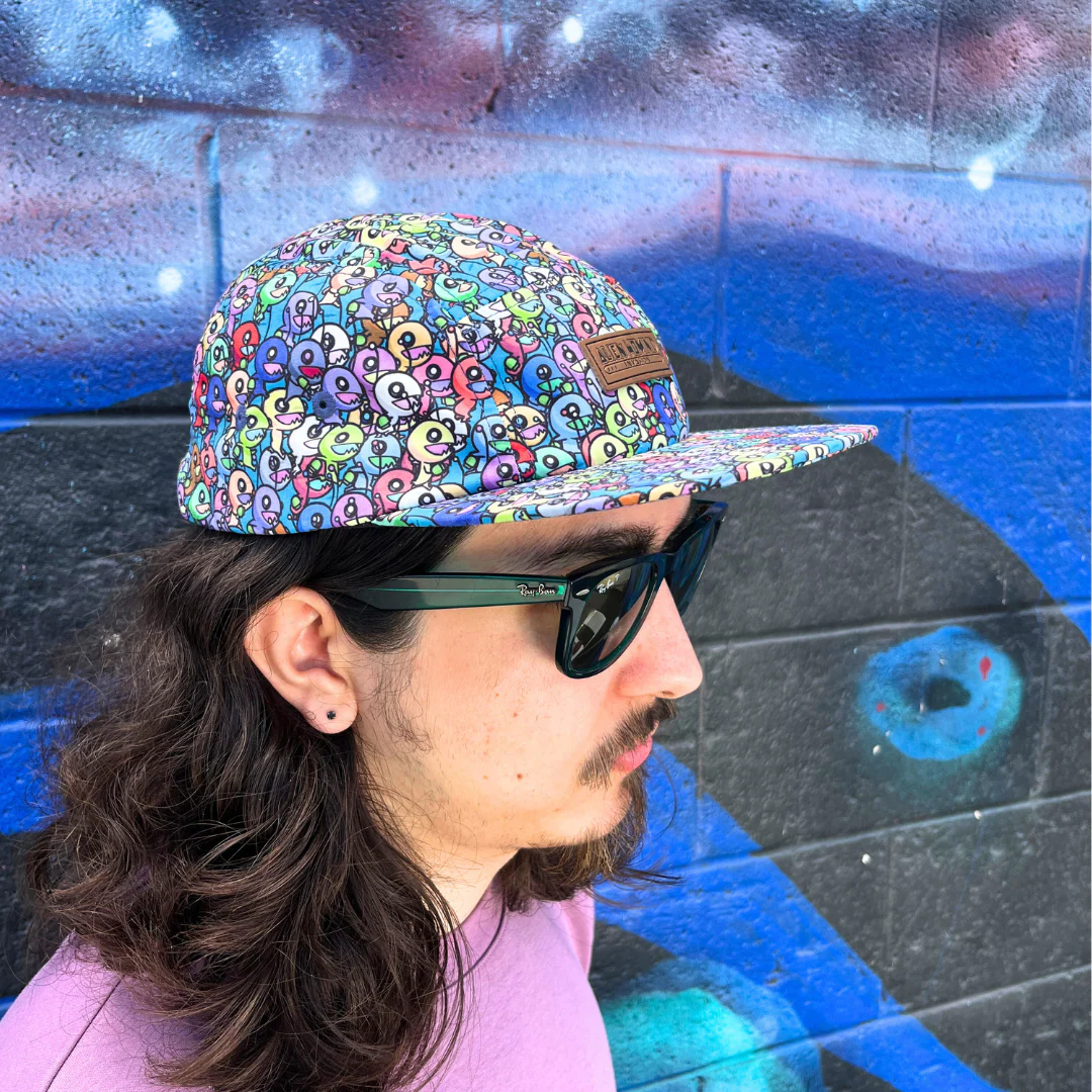 Alien Horde 5-Panel Hat ALIEN HOMINID (R) INVASION - Image 5