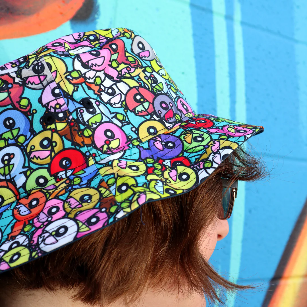 Alien Horde Bucket Hat ALIEN HOMINID (R) INVASION - Image 4