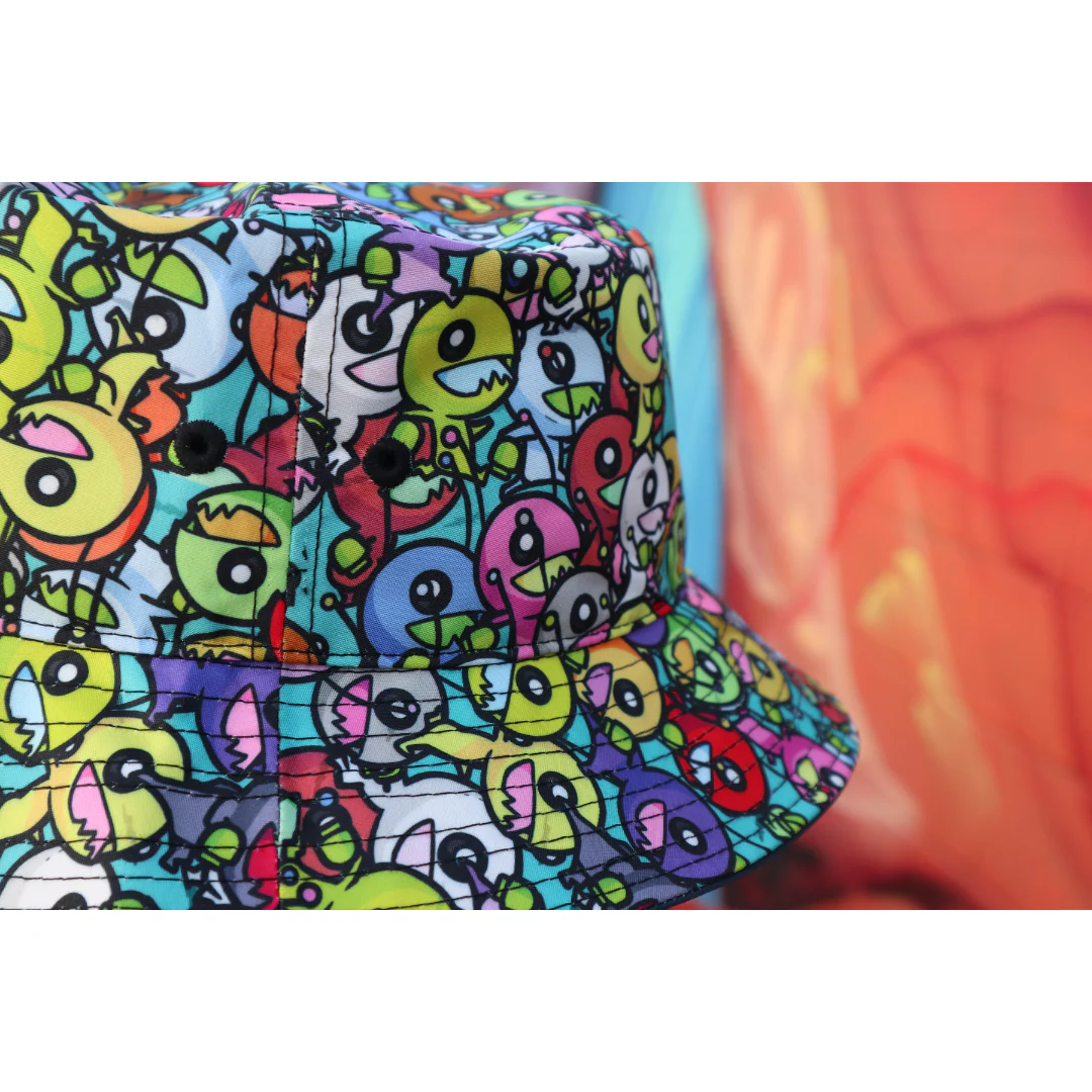 Alien Horde Bucket Hat ALIEN HOMINID (R) INVASION - Image 7