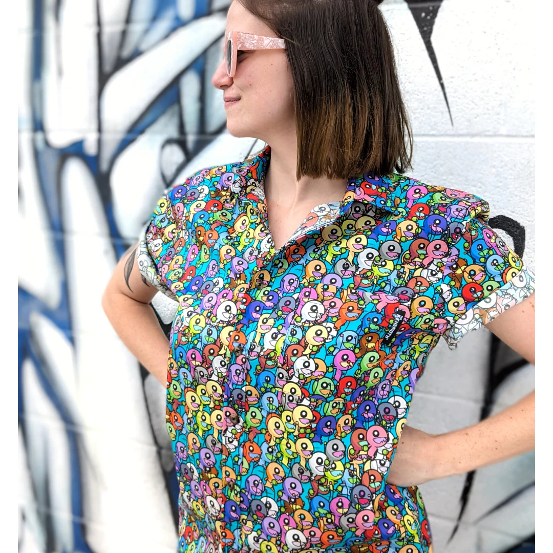 Alien Horde Button Up Shirt - Image 2