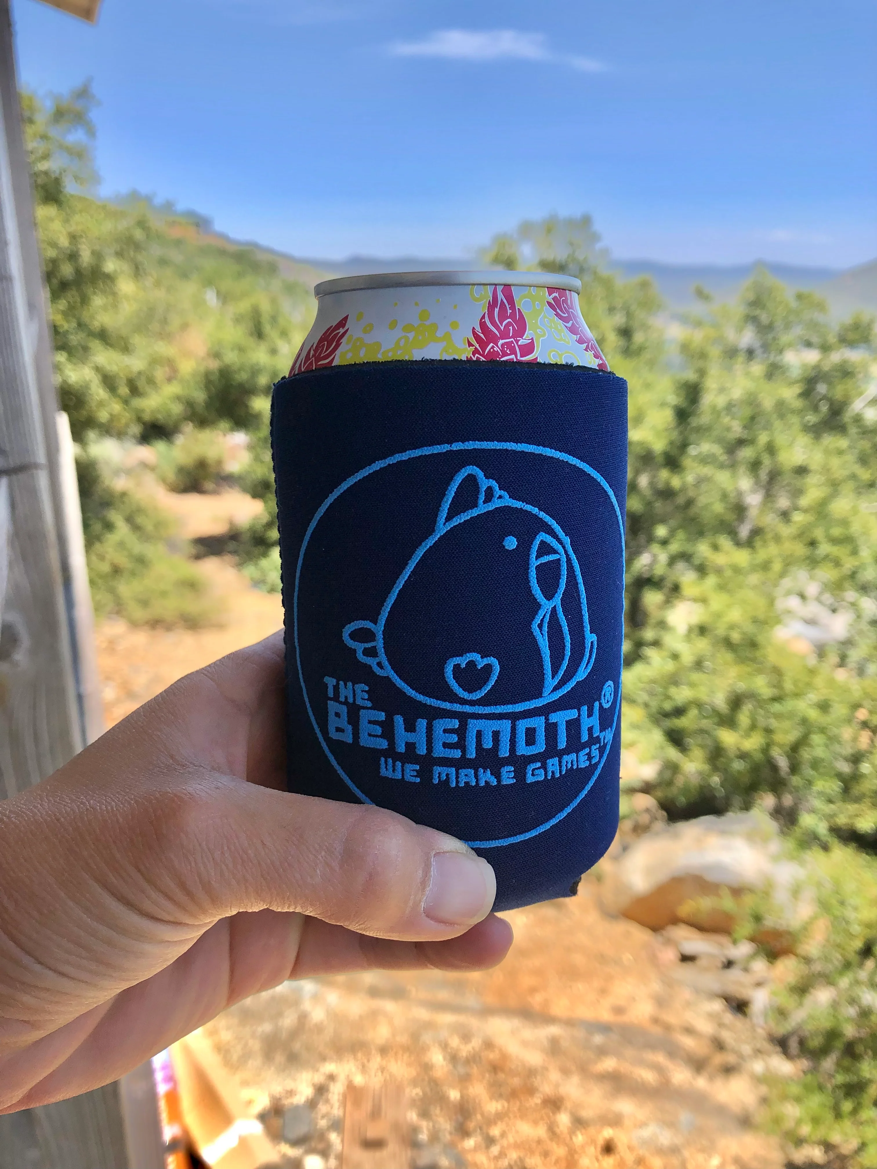 Behemoth Chicken Logo Koozie - Image 3