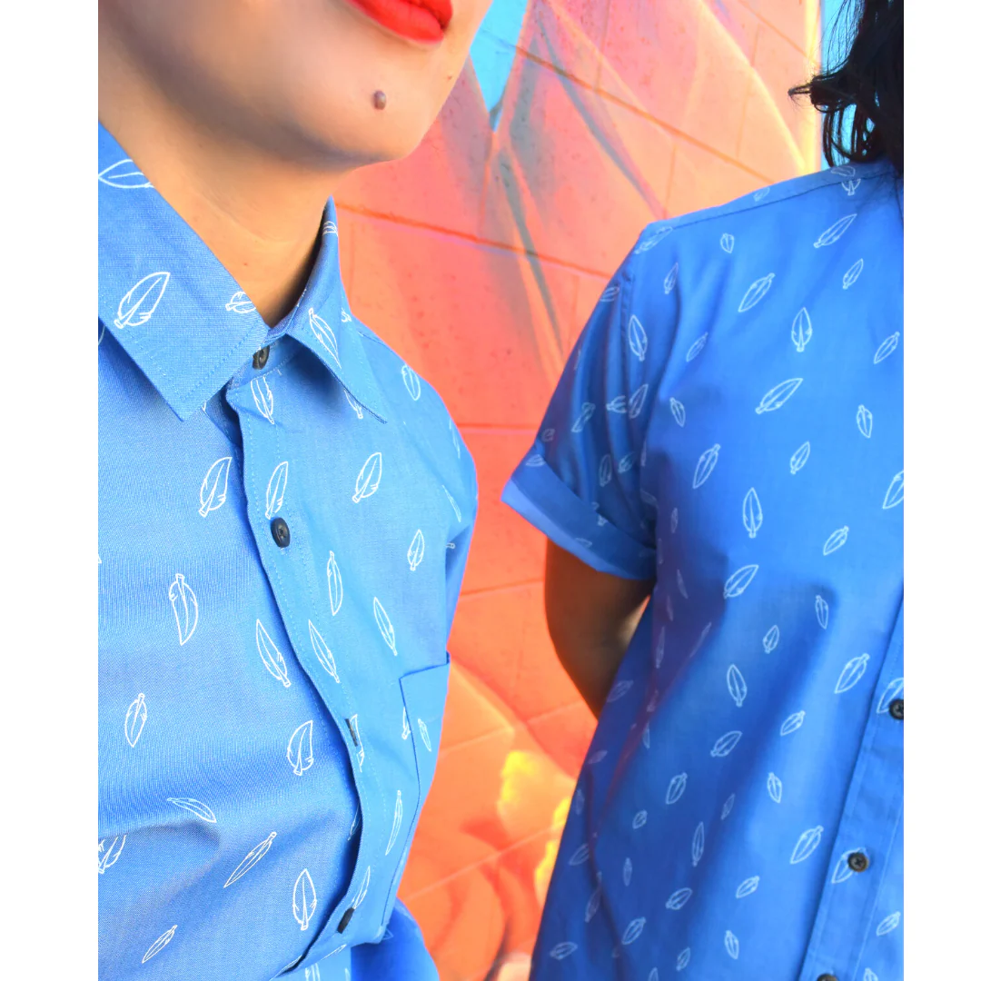 Behemoth Feather Button Up Shirt - Image 5