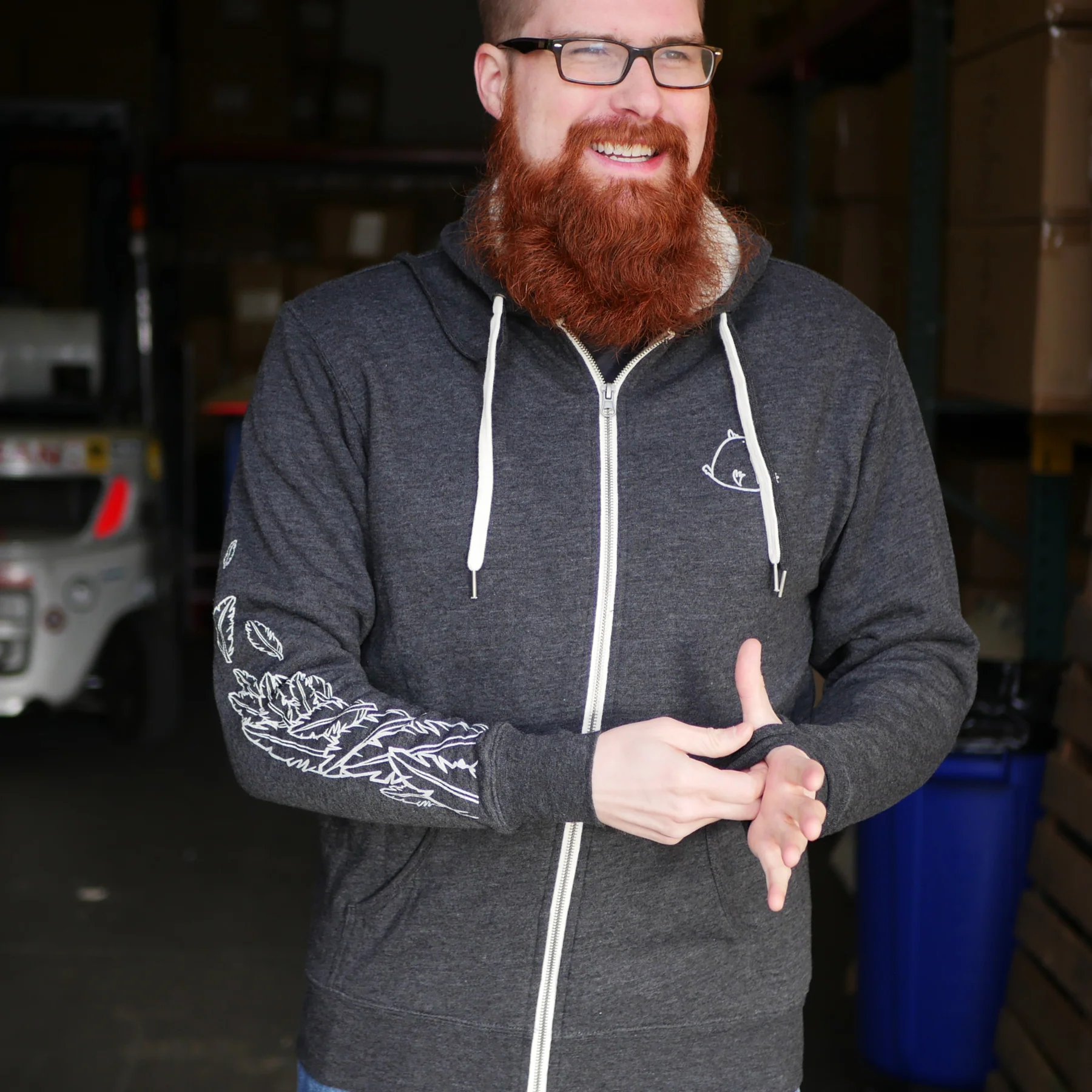 Behemoth Nest Sherpa Zip Hoodie - Image 5
