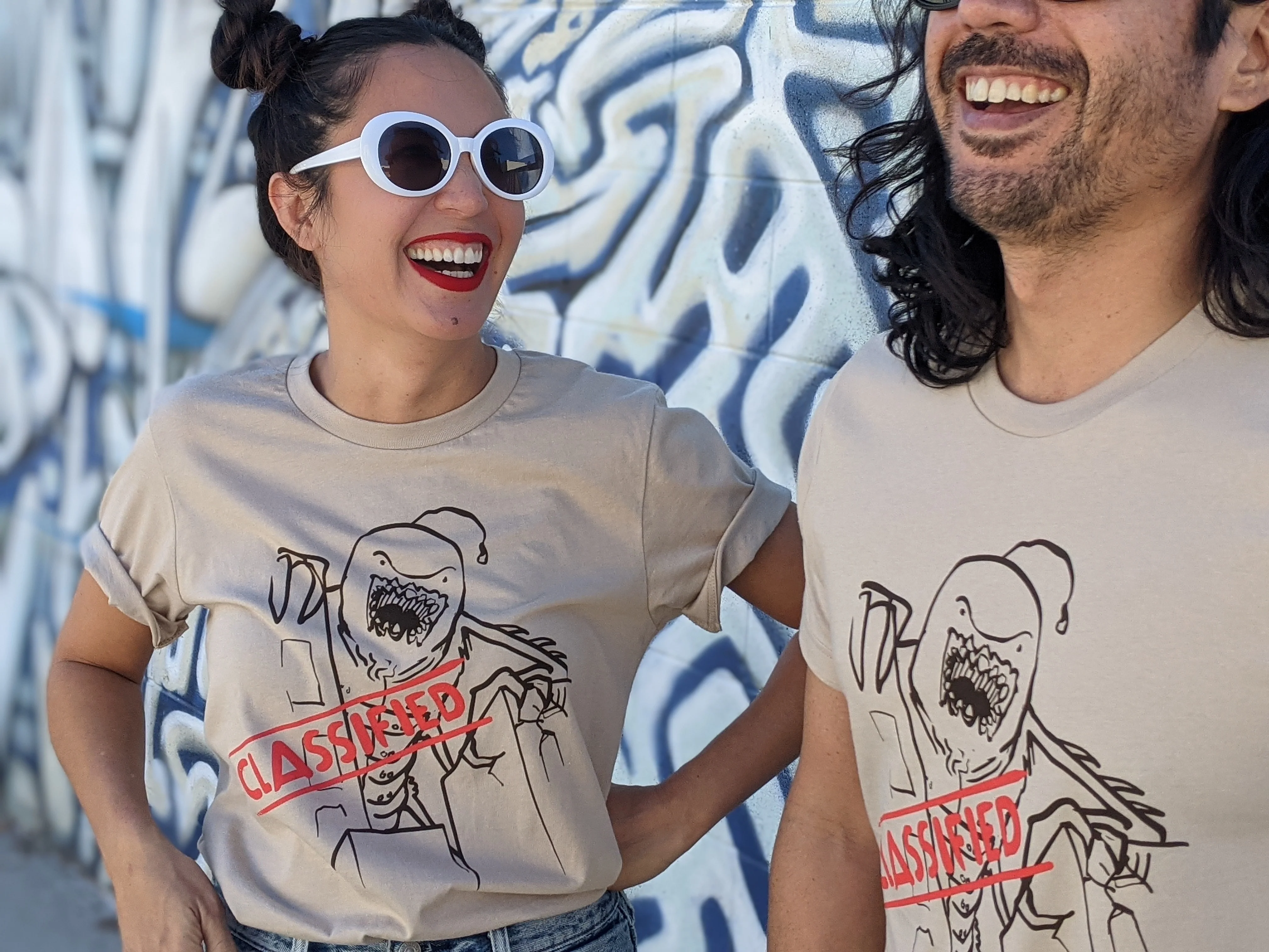 Classified T-Shirt ALIEN HOMINID (R) INVASION - Image 3