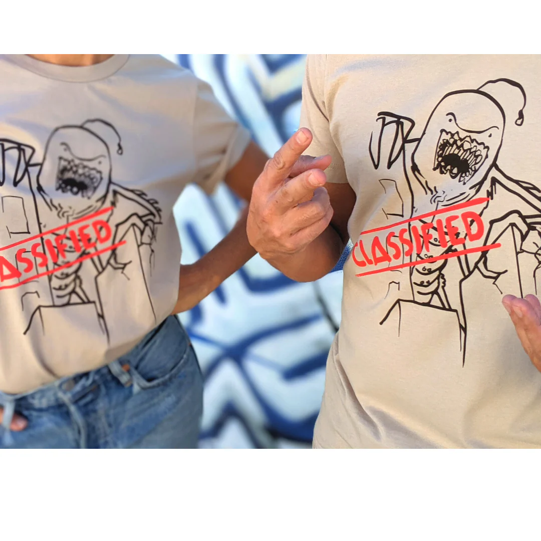 Classified T-Shirt ALIEN HOMINID (R) INVASION - Image 4