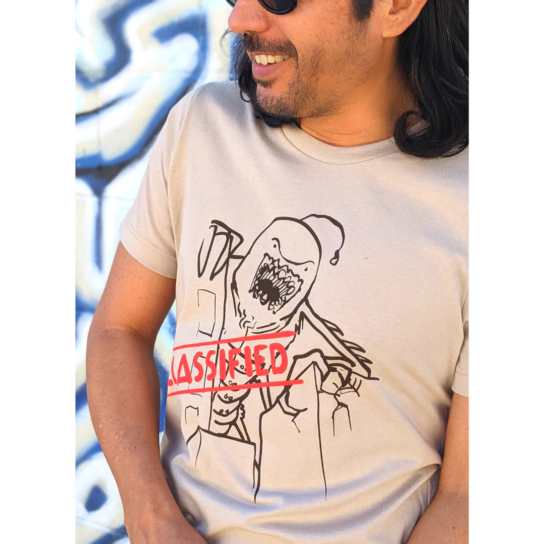 Classified T-Shirt ALIEN HOMINID (R) INVASION - Image 5