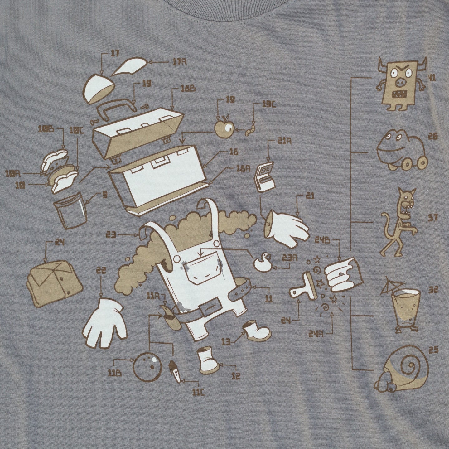 Deconstructed Painter Boss T-Shirt - Image 2