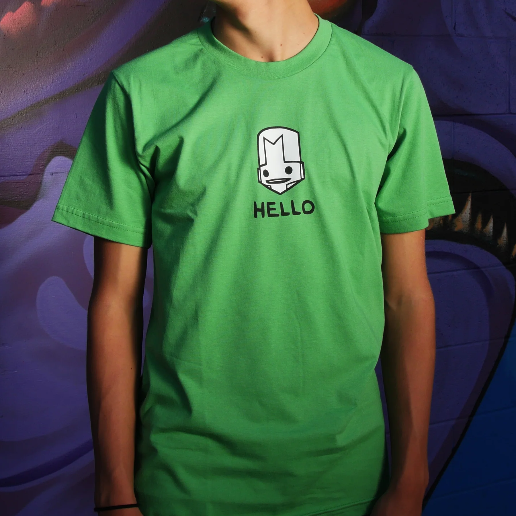 HELLO Knight Green T-Shirt - Image 3