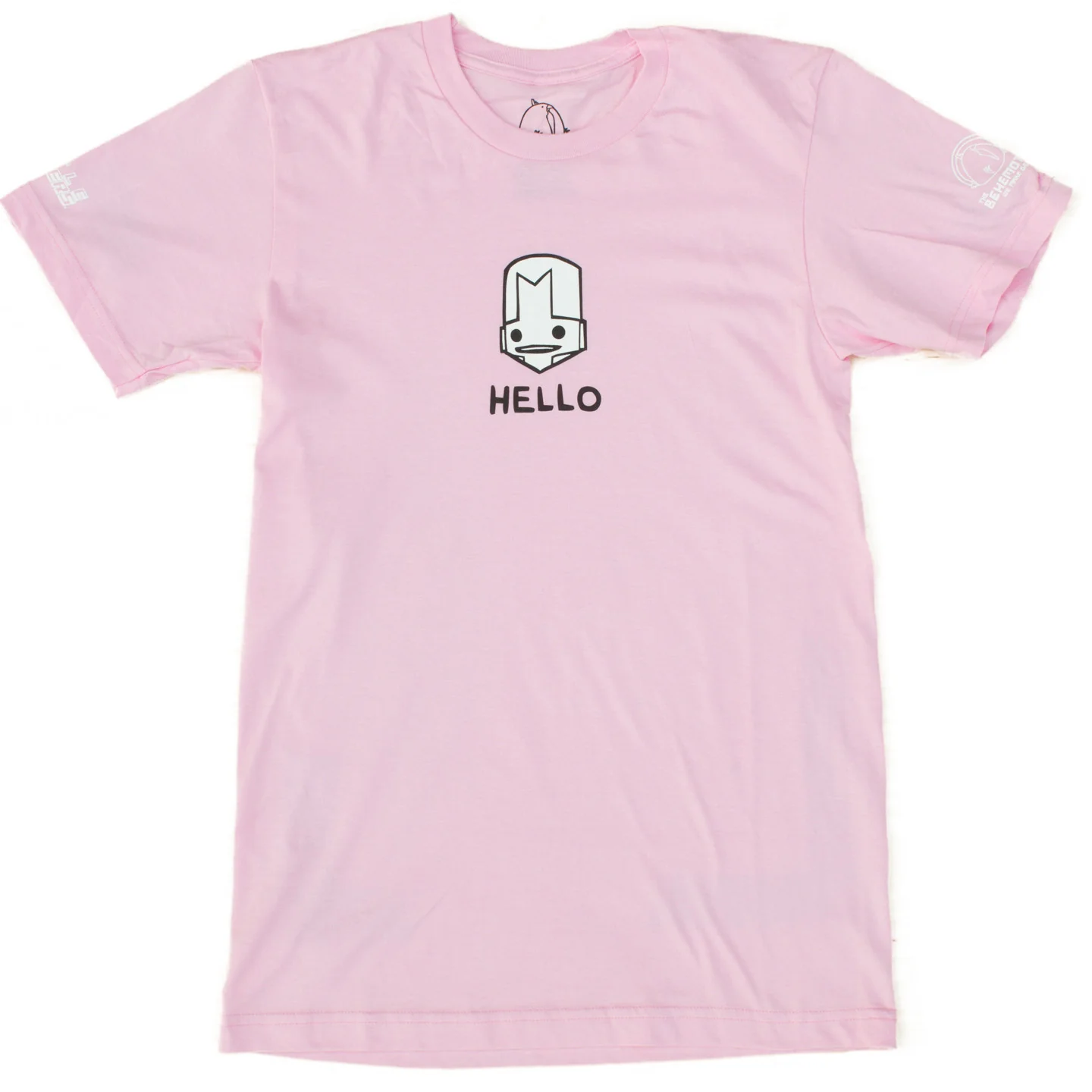 HELLO Knight Pink T-Shirt - Image 6