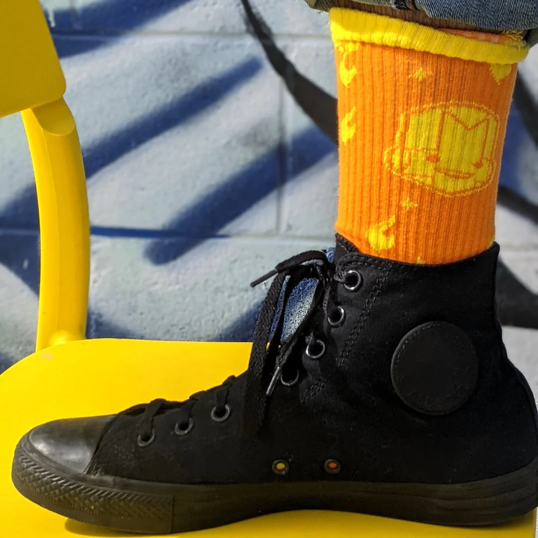 Orange Knight Socks - Image 2