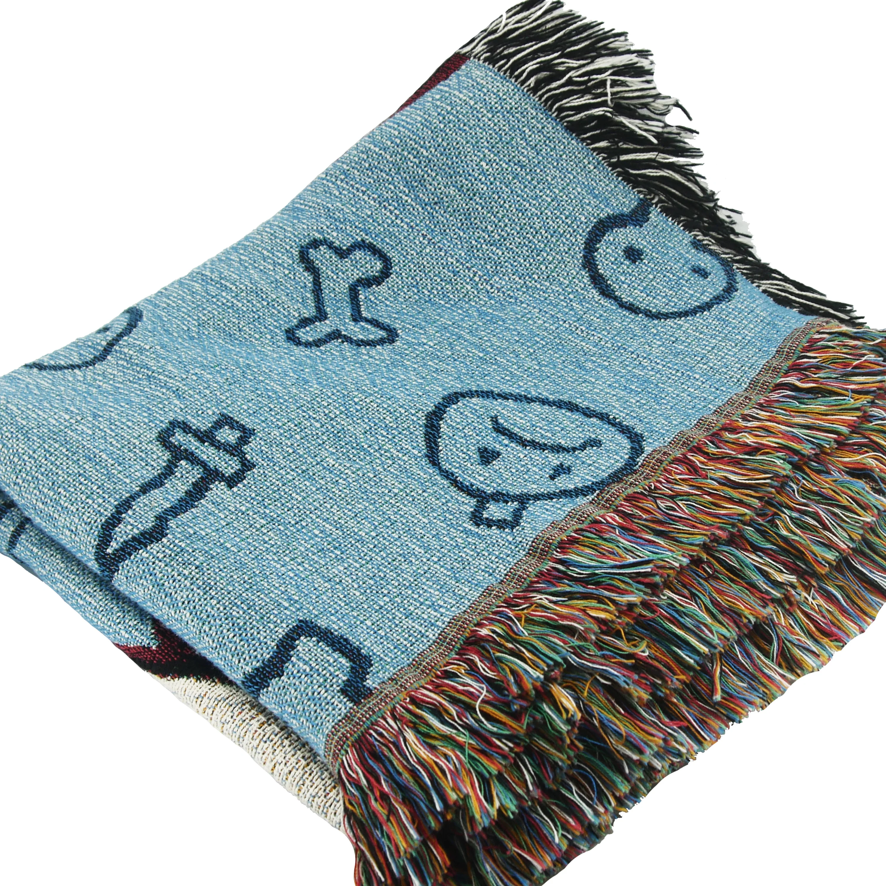 Painbow Horse Woven Throw Blanket PIT PEOPLE ® - Image 6