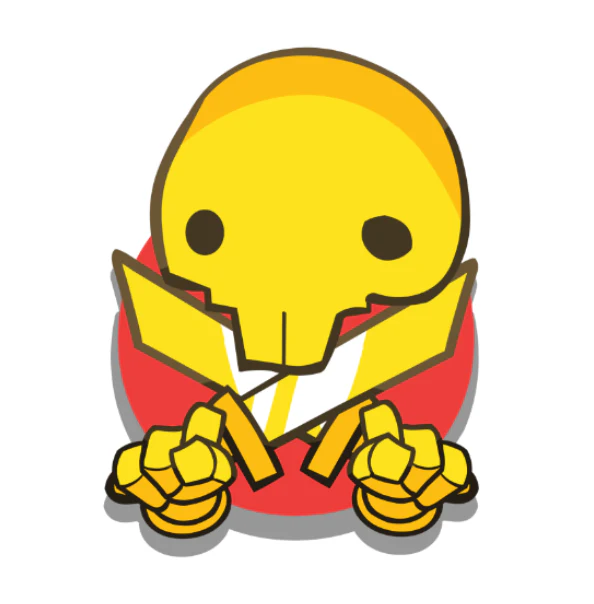 Skull and Swords Sticker