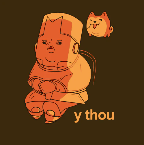 Y THOU T-SHIRT - Image 2
