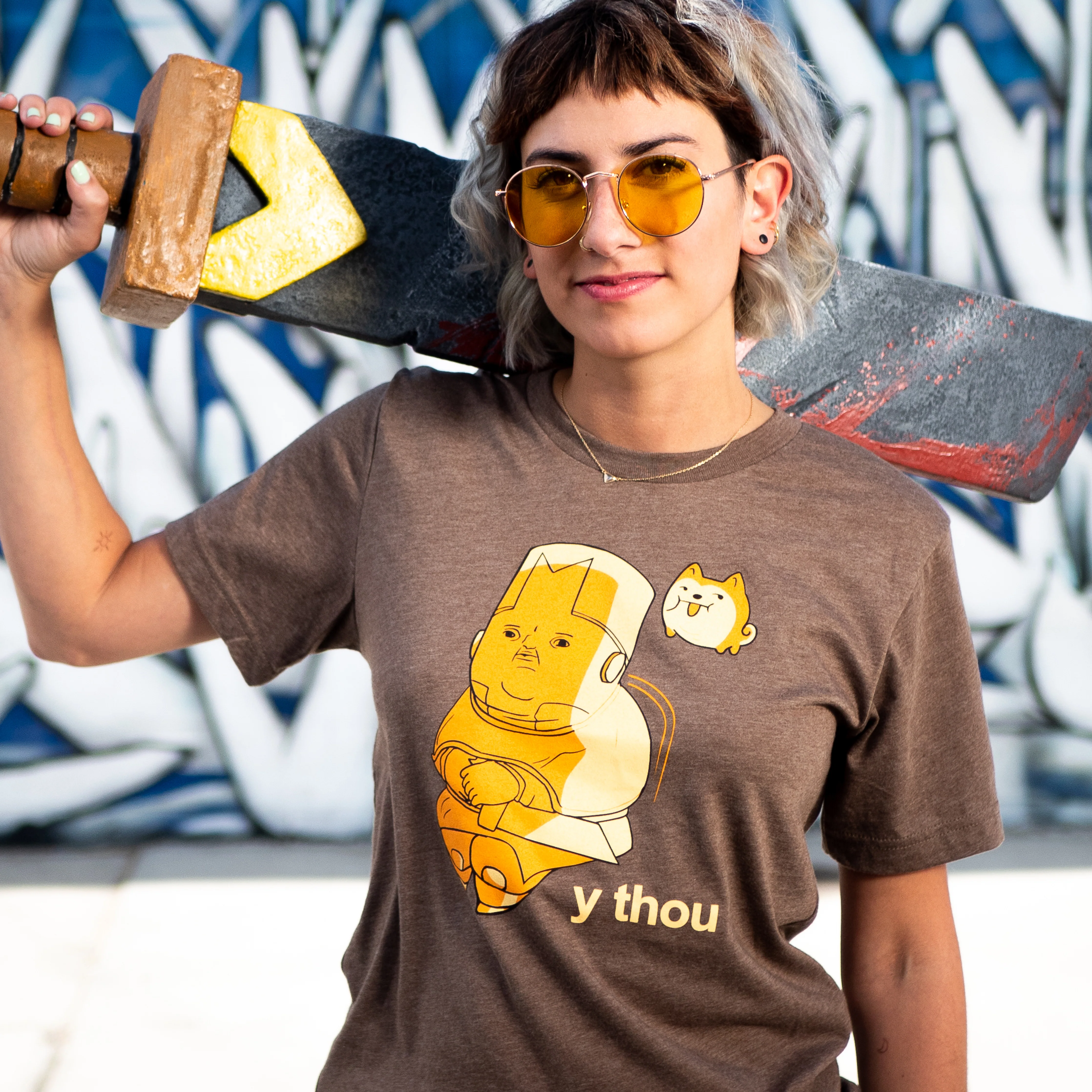 Y THOU T-SHIRT - Image 4
